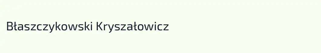 Błaszczykowski Kryszałowicz